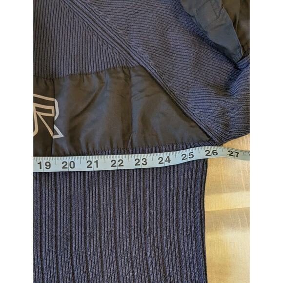 Vintage Rocawear Sweater Men's Size 3XL Blue Ribbed Arm Pocket Y2K - Picture 7 of 8